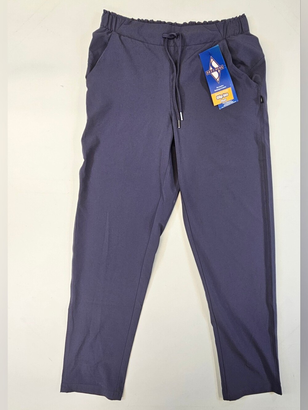 Skechers Slip-ins Go Walk Uptown Pants Elasticated PT116 Navy Blue Size XS BNWT